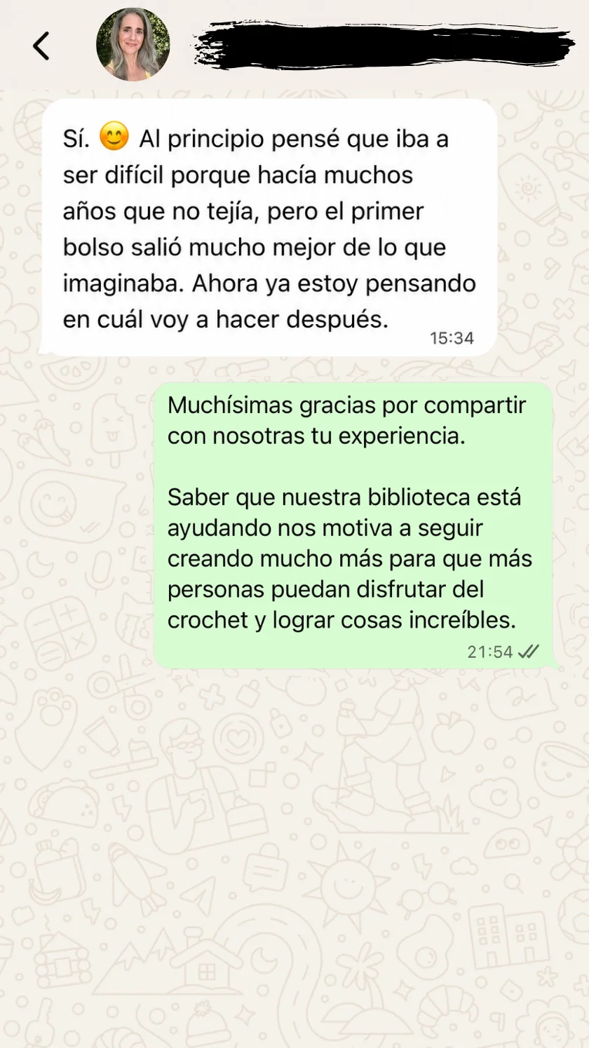 Testimonio real WhatsApp